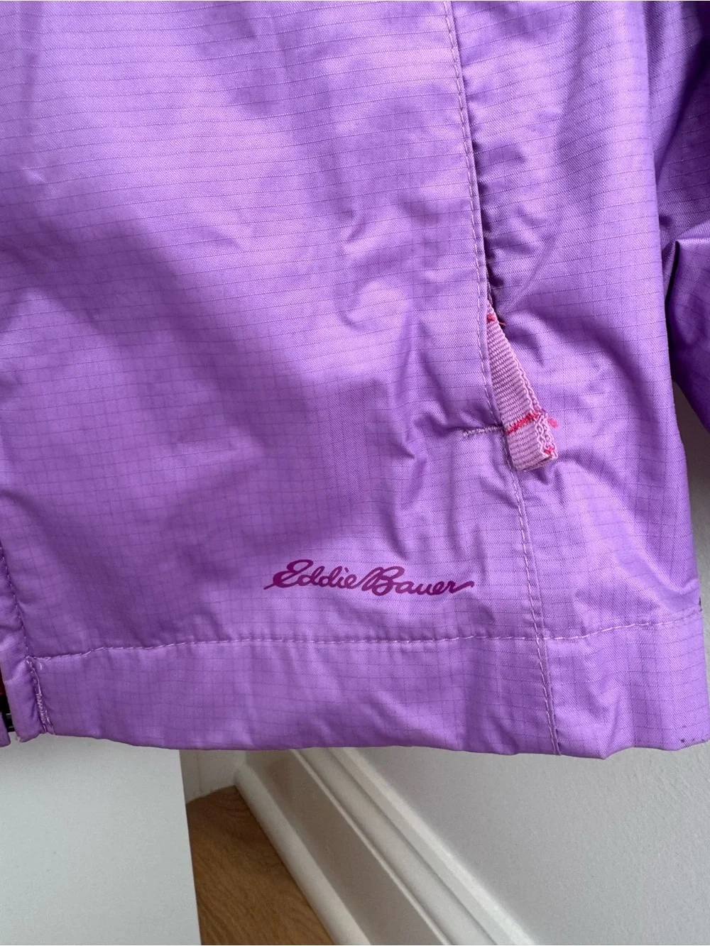 Kids Two-Tone Purple Packable Jacket